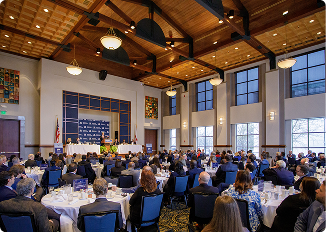 Large conference room filled with attendees at the Live Central event.